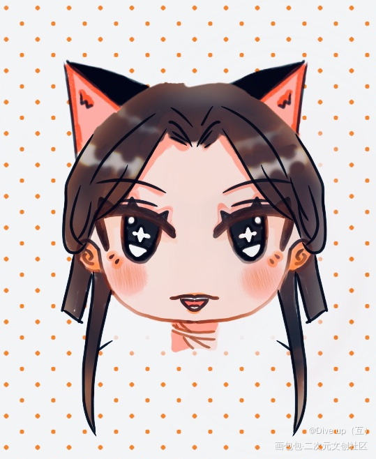 q版_天官赐福花怜平涂Q版原创绘画作品