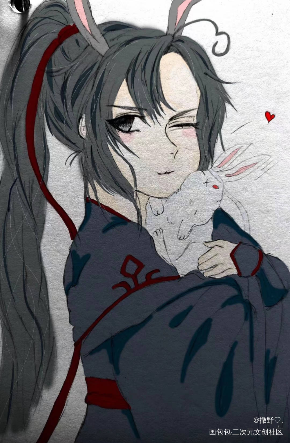 魔道祖师_魔道祖师忘羡平涂绘画作品