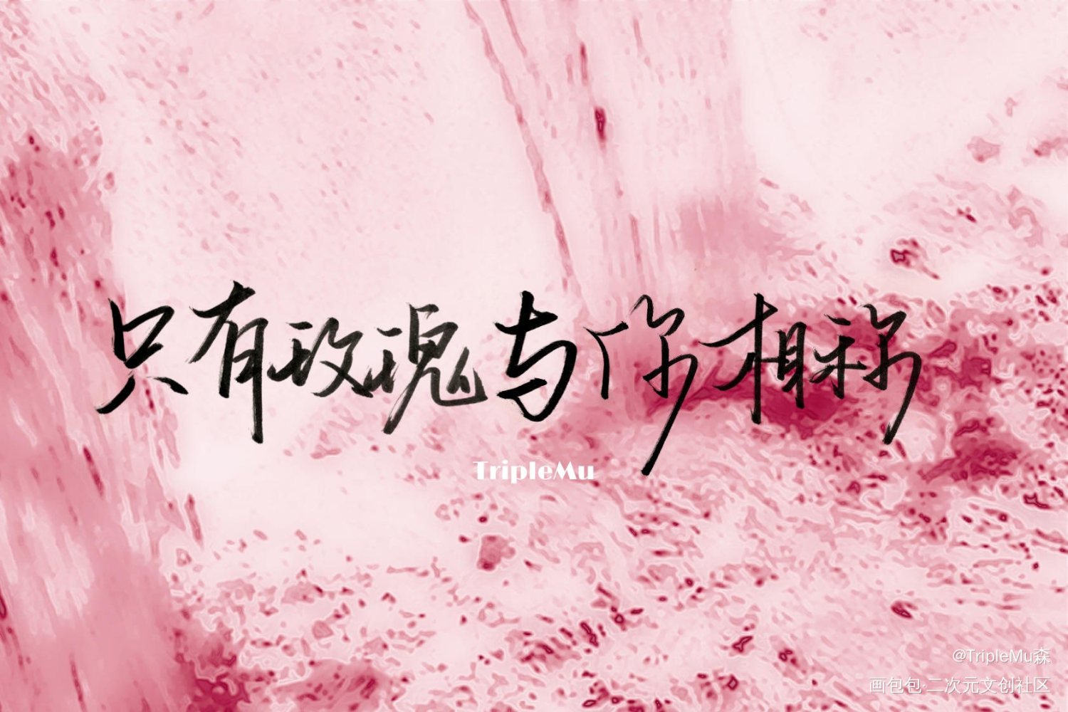 只有玫瑰与你相称_我只喜欢你的人设自习见字如晤手写绘画作品