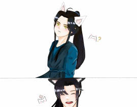 1.0和夏师弟_绘画作品