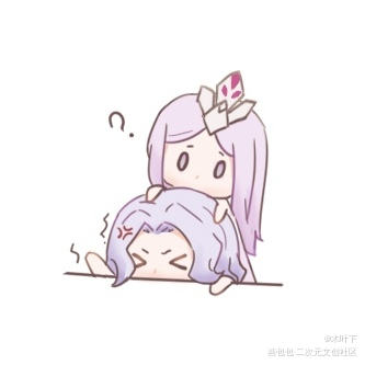 【王者荣耀小头像】全员偷瞄1_王者荣耀元歌周瑜小乔大乔诸葛亮Q版绘画作品