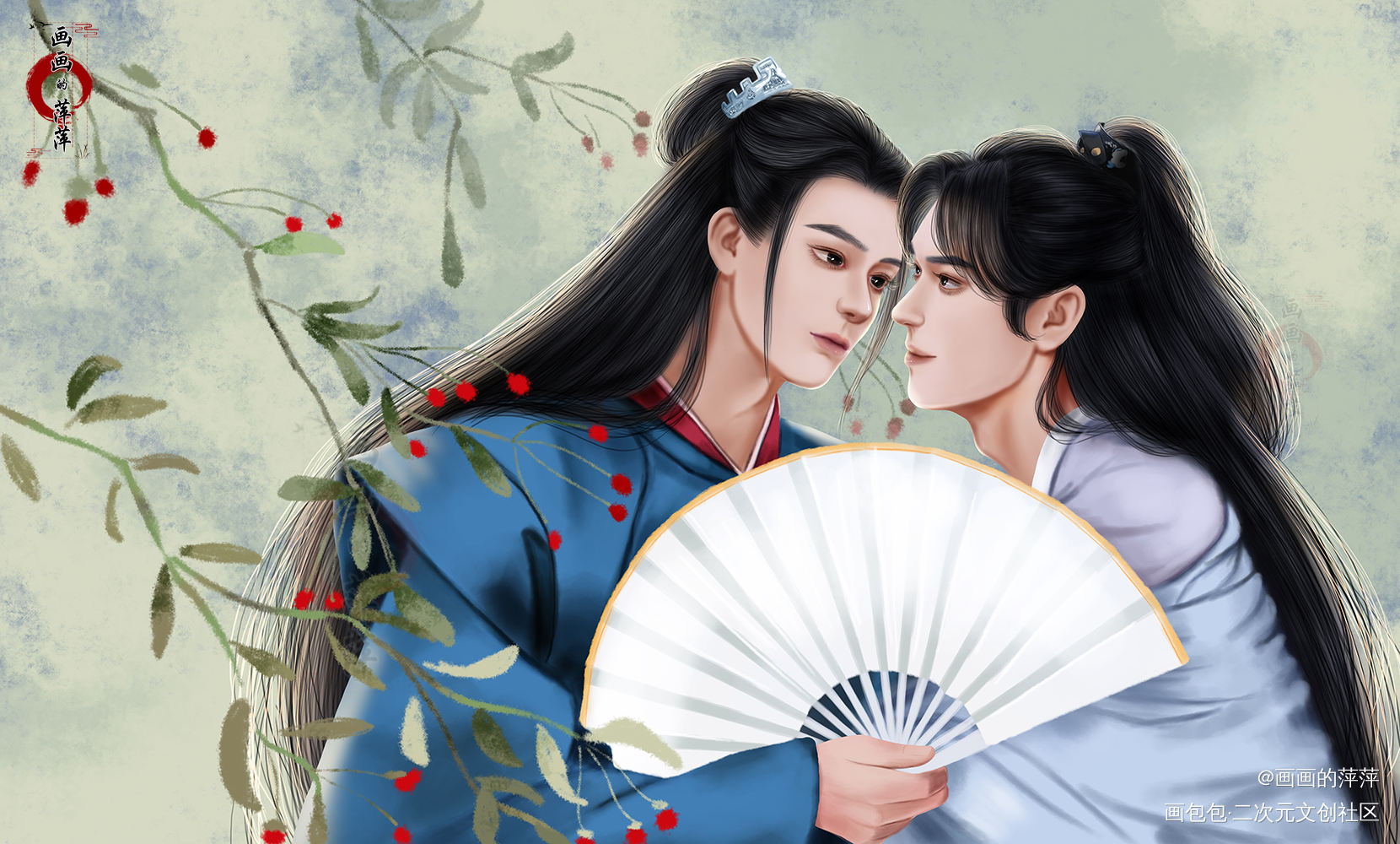 山河令 同人 温客行周子舒同人_山河令温周温客行周子舒厚涂求点评我要上首推头像插画同人绘画作品