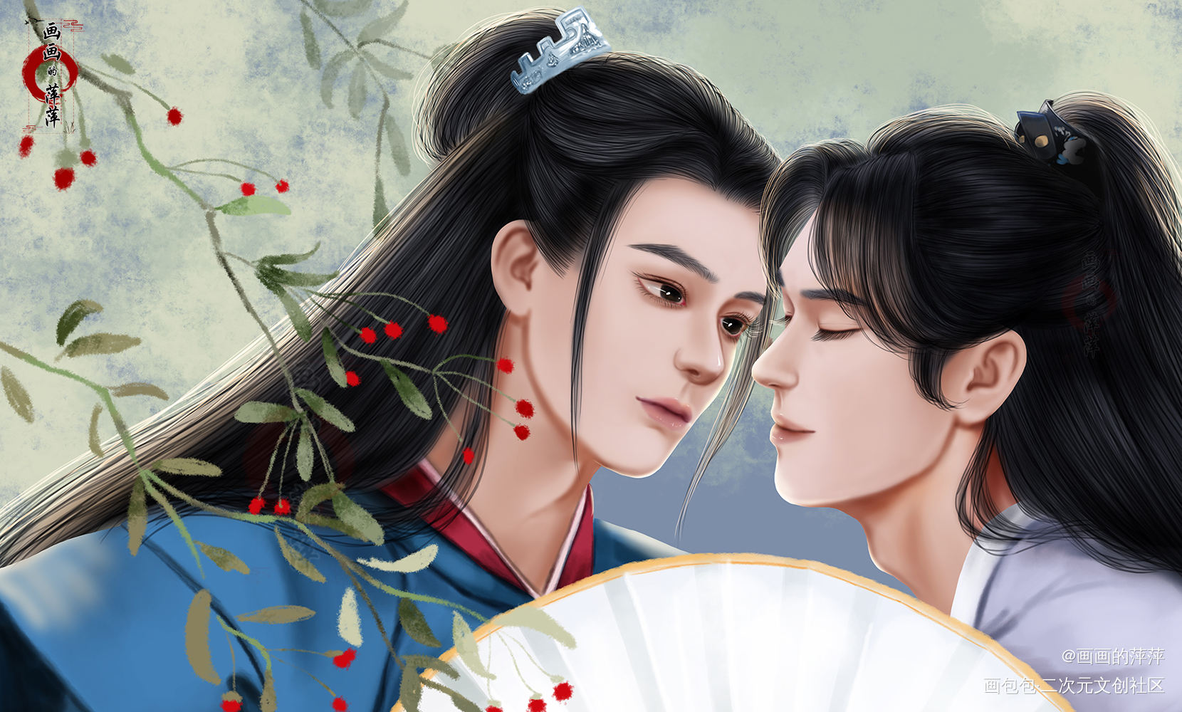 山河令 同人 温客行周子舒同人_山河令温周温客行周子舒厚涂求点评我要上首推头像插画同人绘画作品