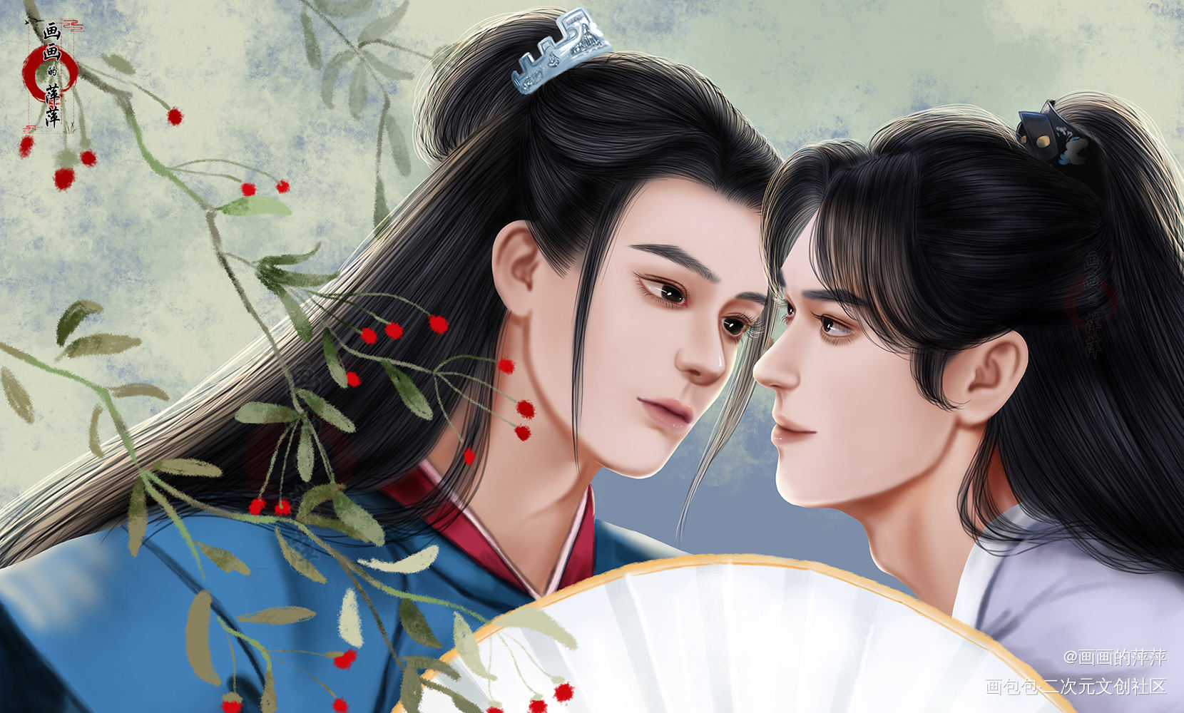 山河令 同人 温客行周子舒同人_山河令温周温客行周子舒厚涂求点评我要上首推头像插画同人绘画作品