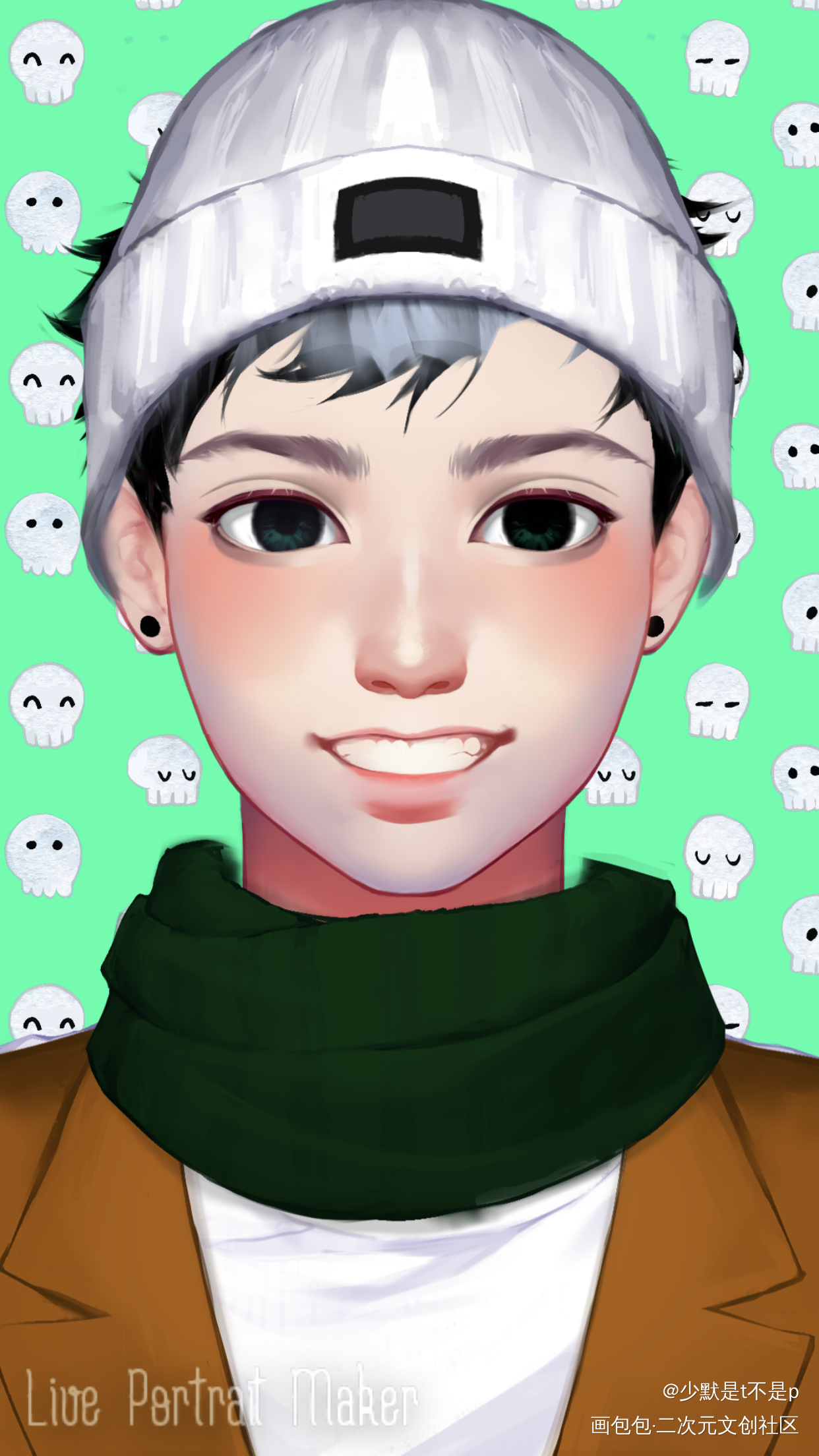 小白公主??耶_小白杨白新羽绘画作品