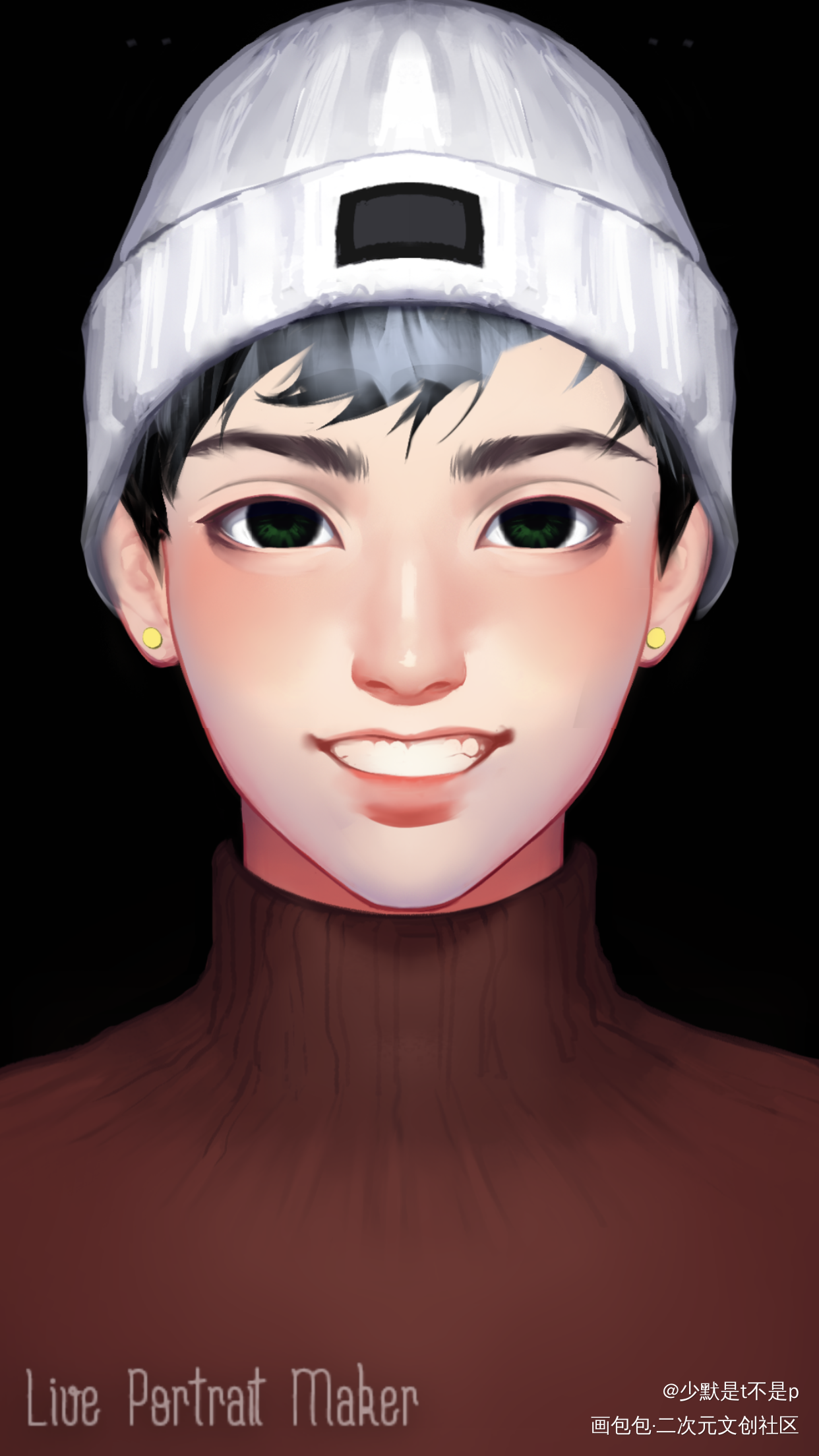小白公主??耶_小白杨白新羽绘画作品