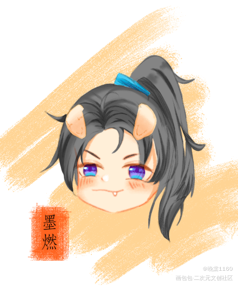 二哈和他的白猫师尊_二哈和他的白猫师尊燃晚绘画作品