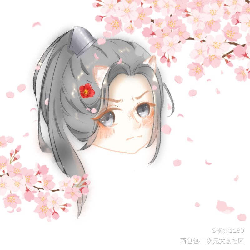 二哈和他的白猫师尊_二哈和他的白猫师尊燃晚绘画作品