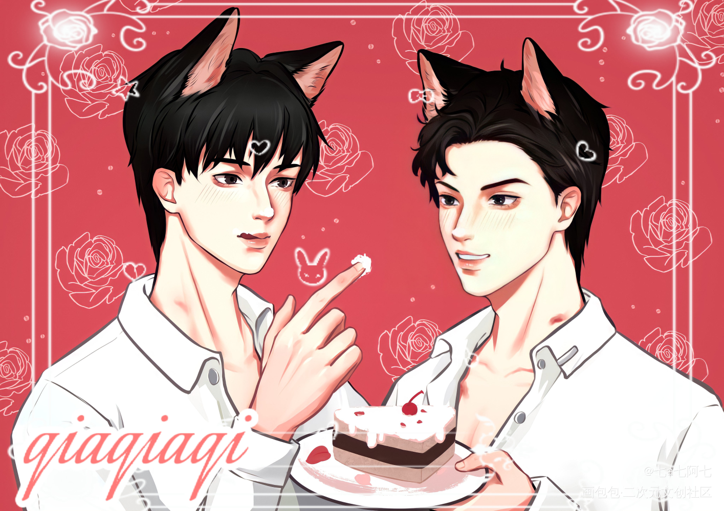 简大生日快乐！！！！！_188男团李简简隋英绘画作品