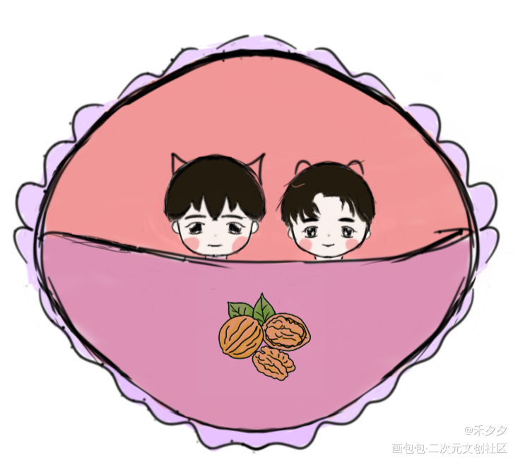 简哥生日快乐！_你却爱着一个傻逼188男团李简Q版绘画作品