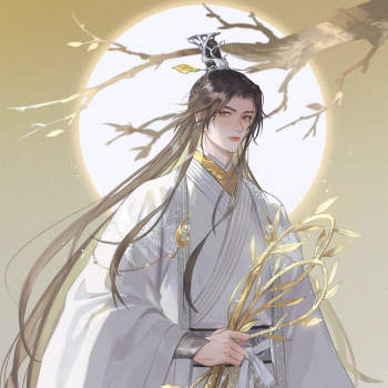 神木仙君_二哈和他的白猫师尊燃晚楚晚宁古风厚涂绘画作品