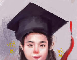 无偿约的妹妹画像_绘画作品