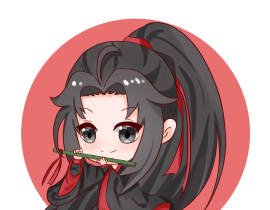 吹笛子的小羡羡_绘画作品