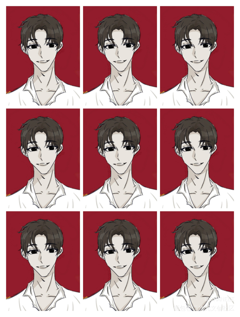 _188男团简隋英绘画作品