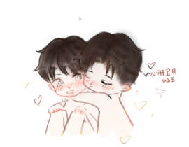 生日当晚的李简_绘画作品