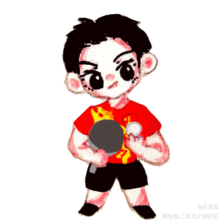 张继科_Q版张继科绘画作品