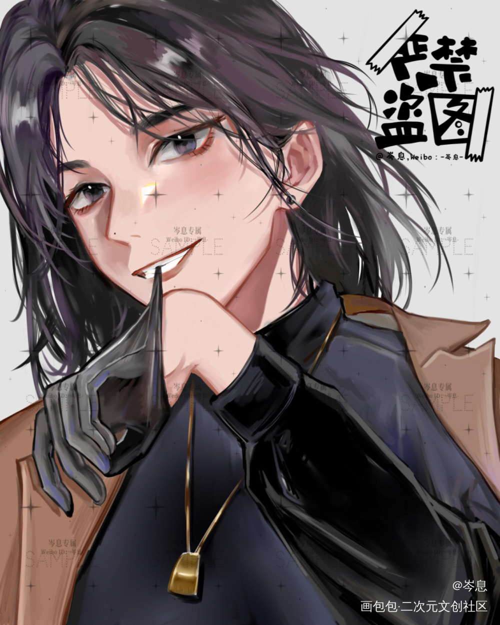 当自习受邀参加杂志拍摄_我只喜欢你的人设自习绘画作品