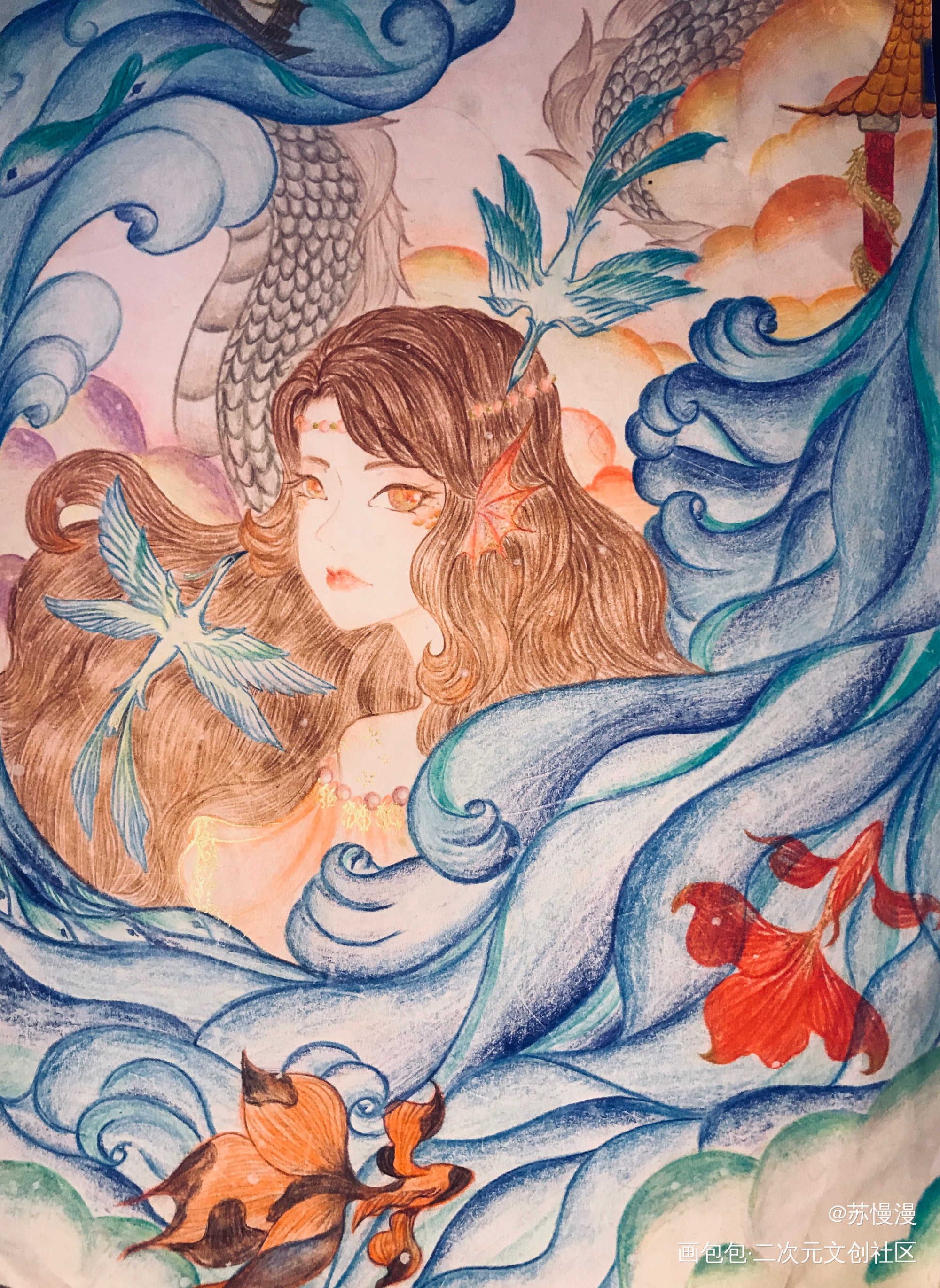 彩铅_手绘绘画作品