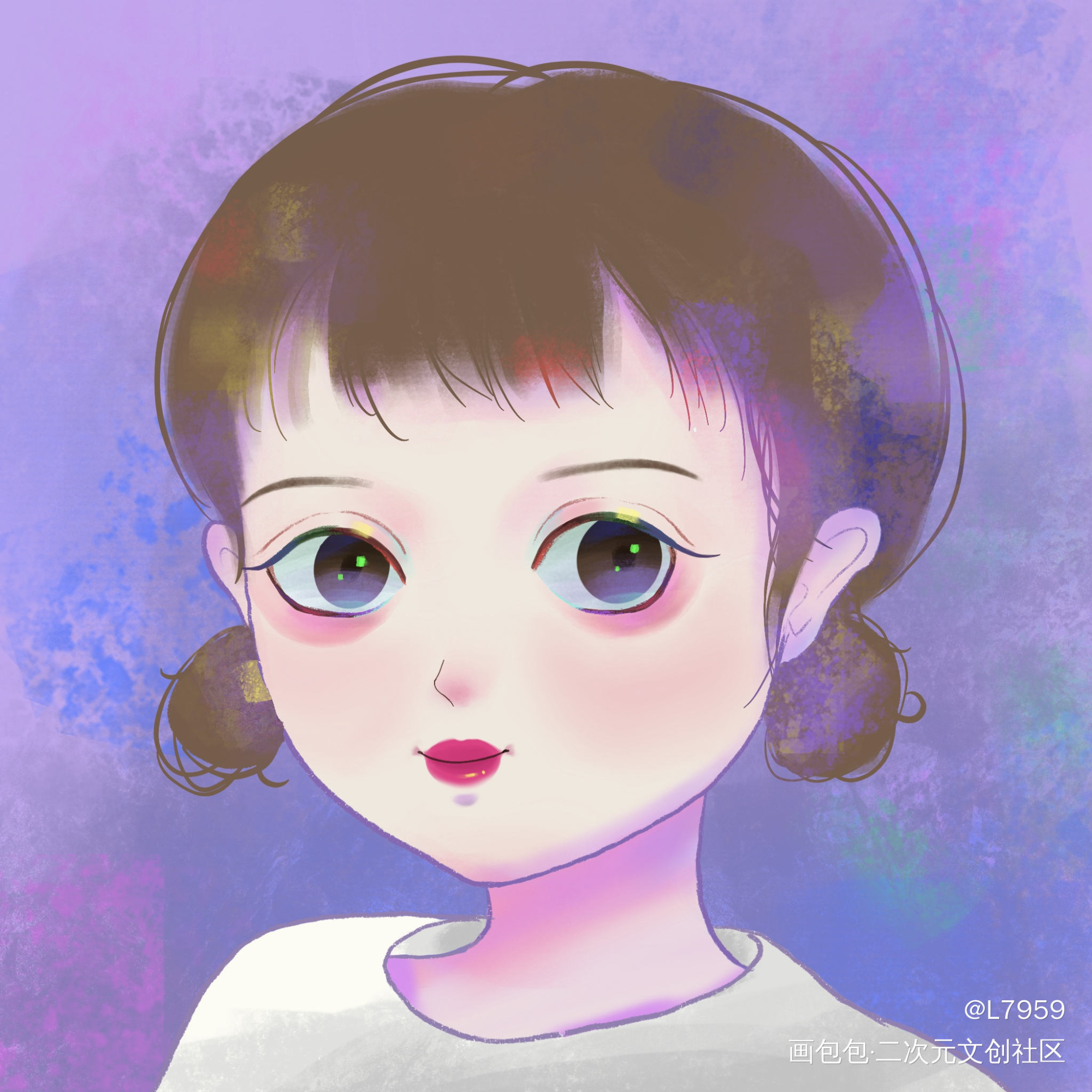 手绘头像_手绘绘画作品