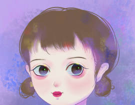 手绘头像_绘画作品