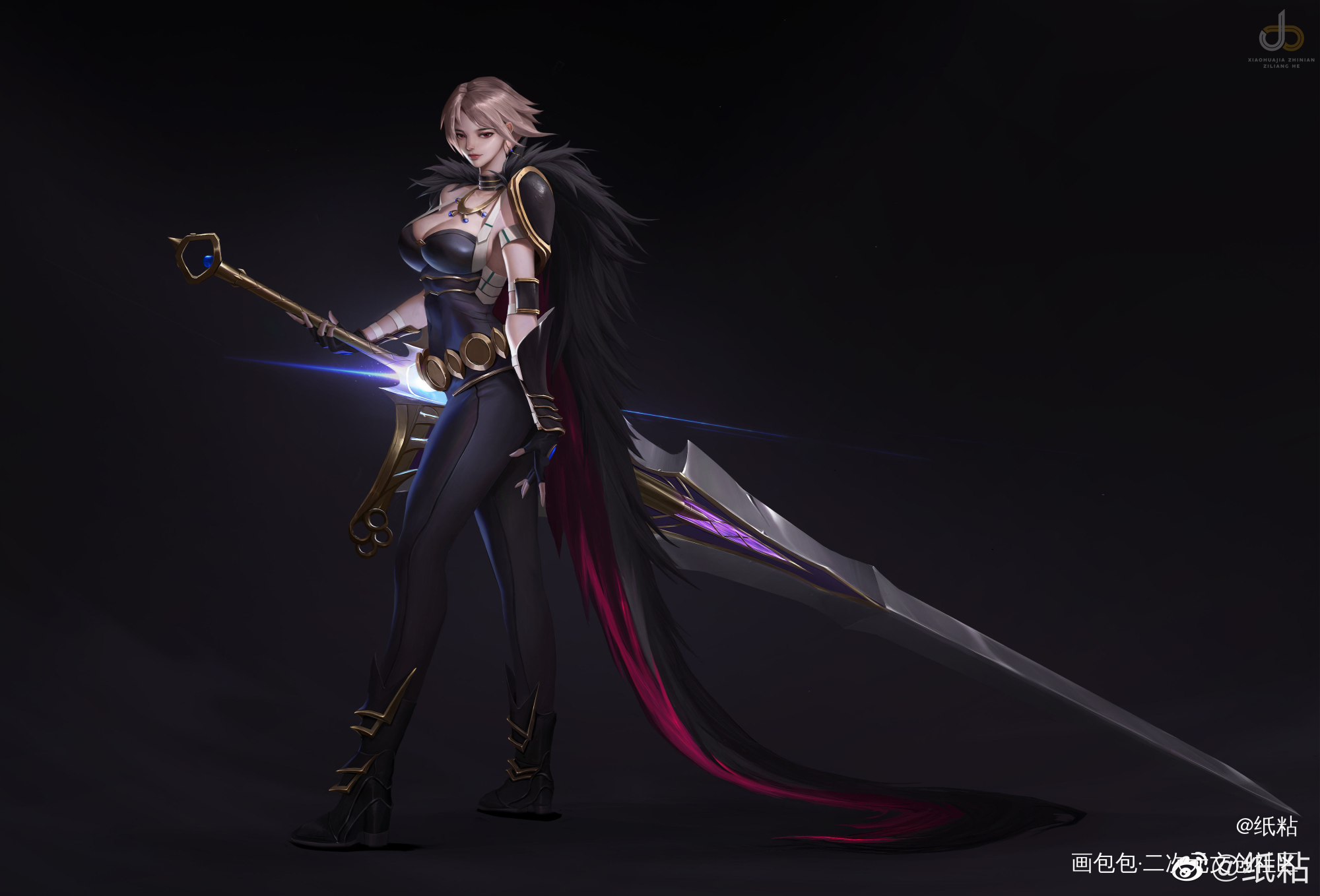 剑宗_韩系立绘厚涂角色立绘我要上首推同人剑宗DNFDNF绘画作品