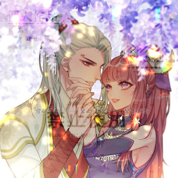 紫藤花下的告白(侯卿蚩梦)_画江湖之不良人侯卿蚩梦古风平涂日系求