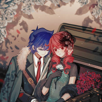 双子星公主希尔杜法音日系月赤法希绘画作品