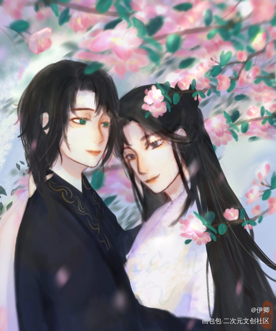 七夕快乐_古风求侠绘画绘画作品