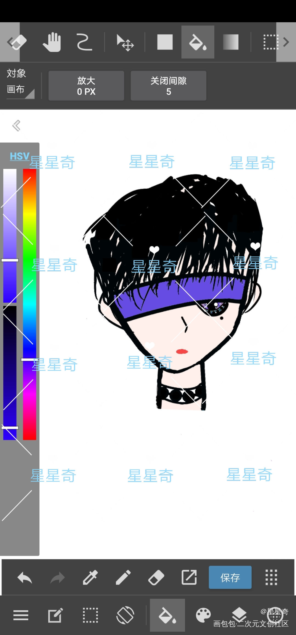 清冷歌手_歌手绘画作品