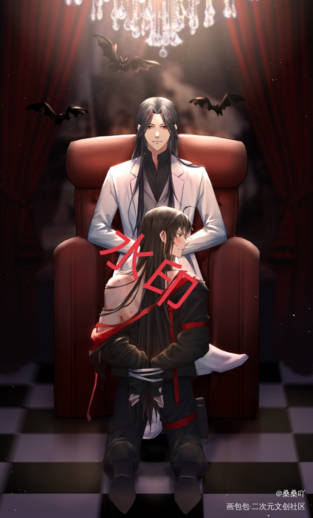 吸血鬼主题_魔道祖师忘羡绘画作品
