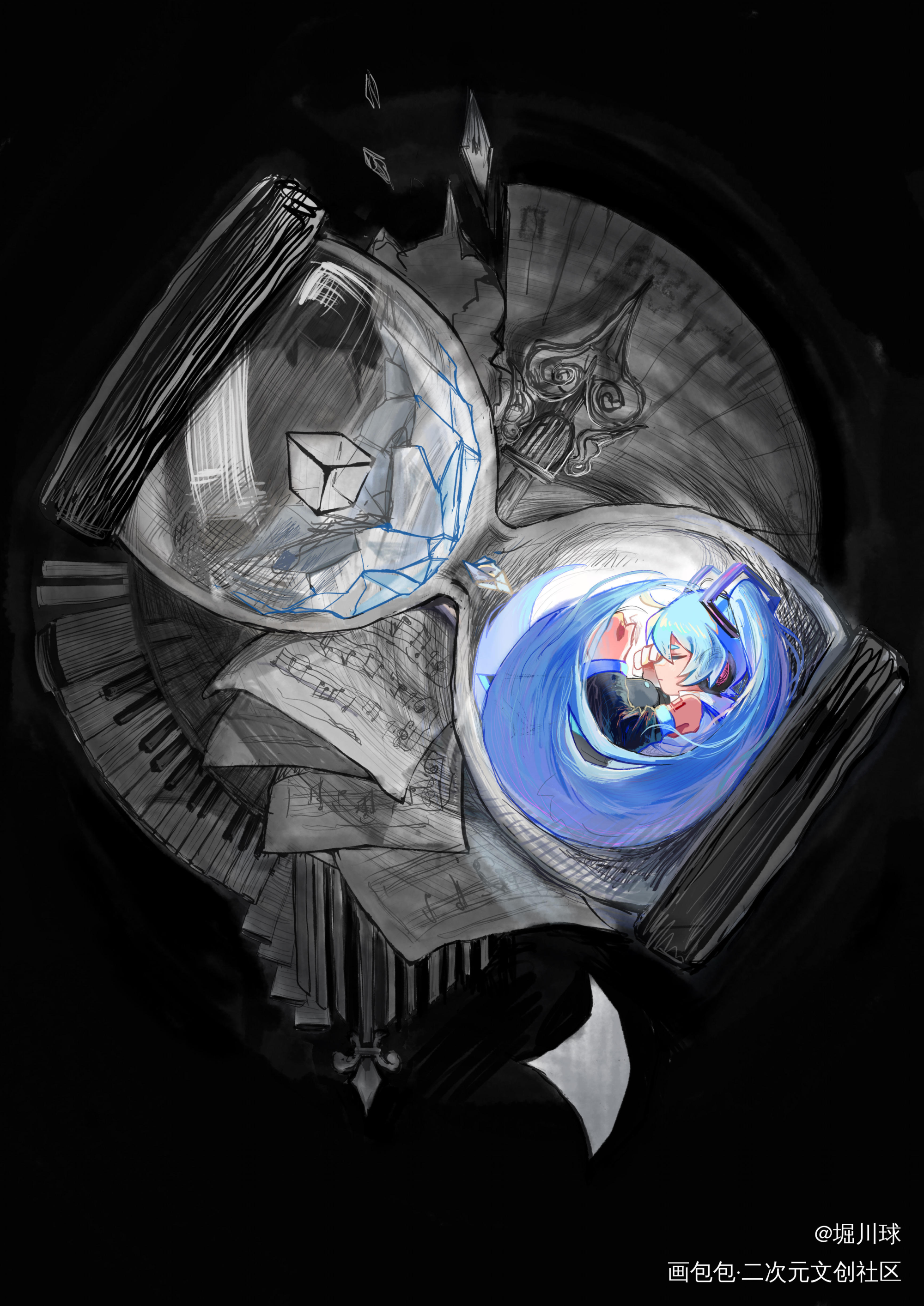 無_初音未来绘画作品