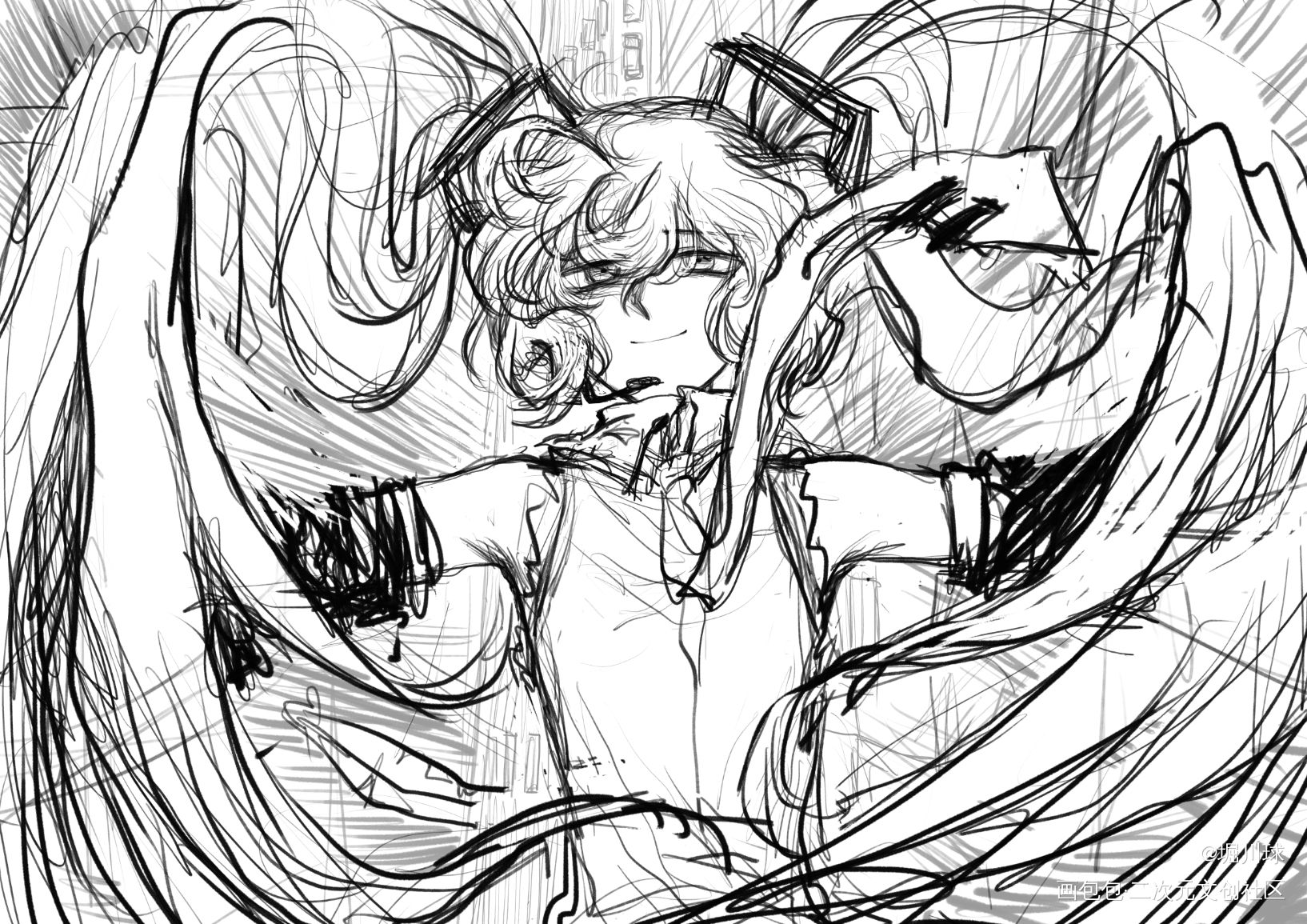無_初音未来绘画作品