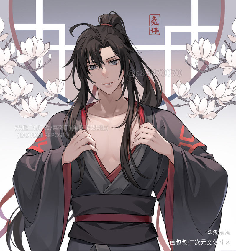 含光君 瞧瞧～_魔道祖师忘羡绘画作品