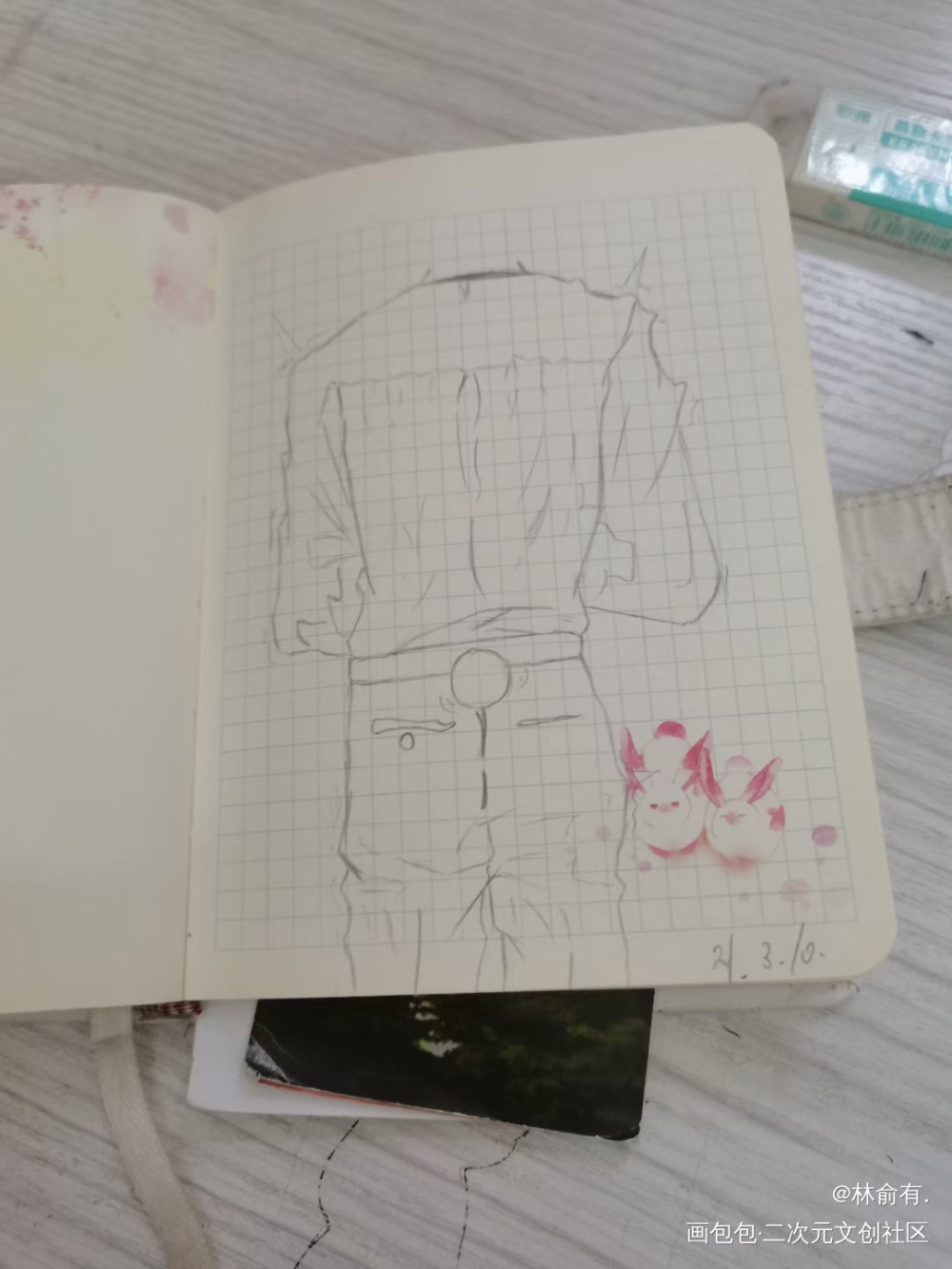 小尾巴_手绘小尾巴绘画作品