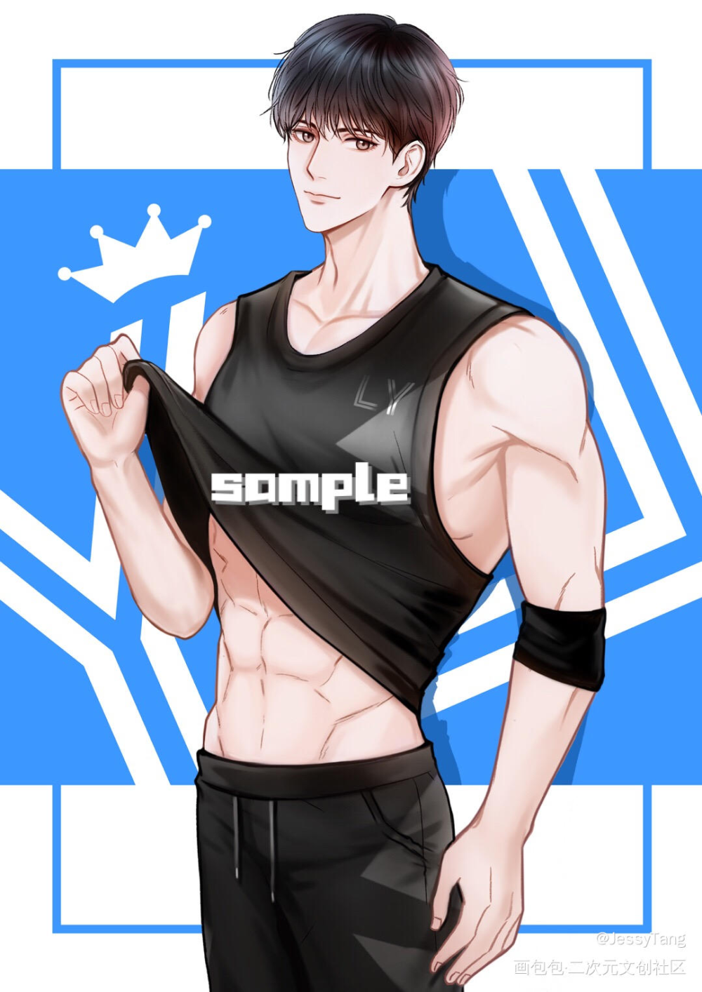 简哥的玉玉_你却爱着一个傻逼188男团李简绘画作品