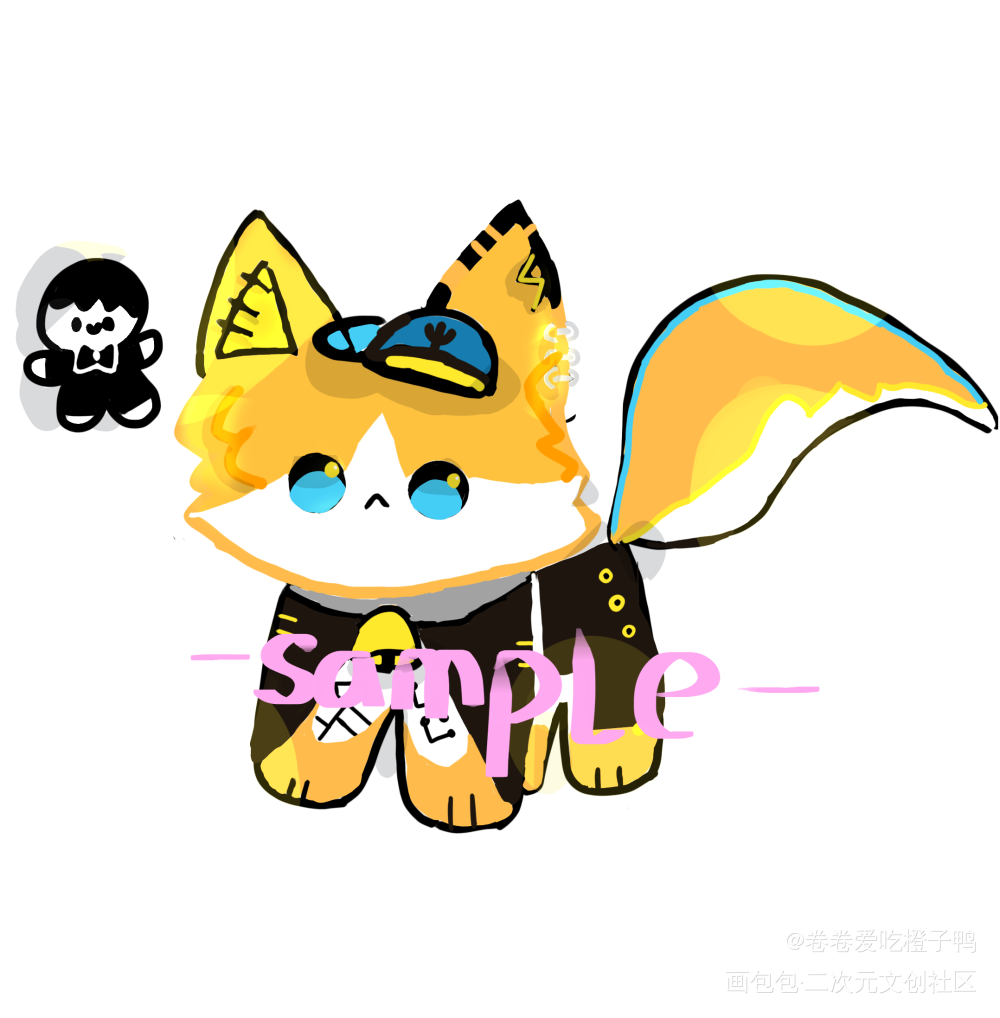 名欲的崽崽_平涂Q版绘画作品