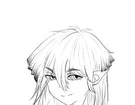 小狐狸～～_绘画作品