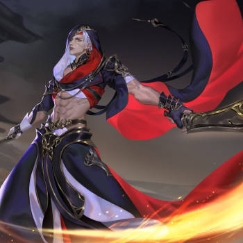 剑三剑网3喵哥明教厚涂绘画作品