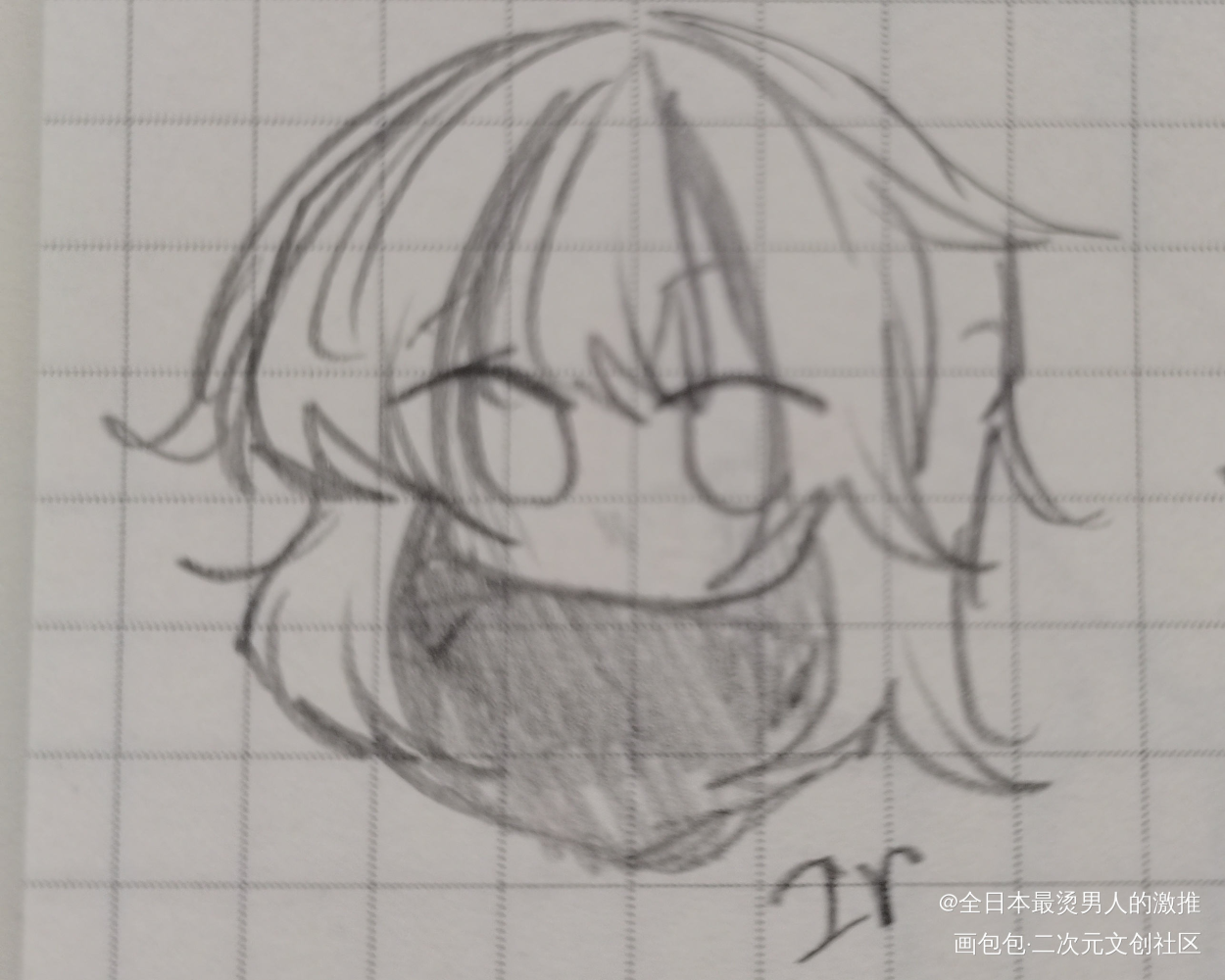 吃饭_手绘Q版绘画作品