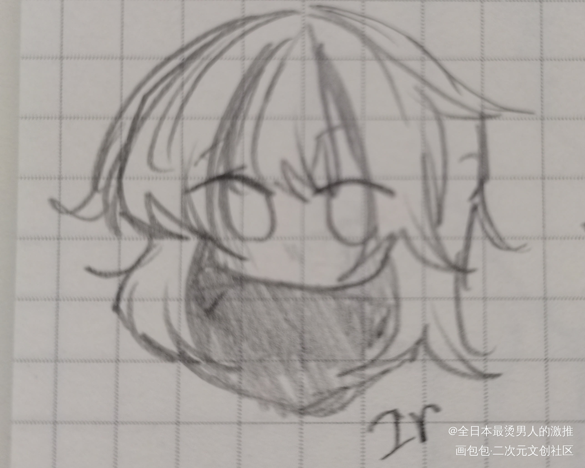 吃饭_手绘Q版绘画作品