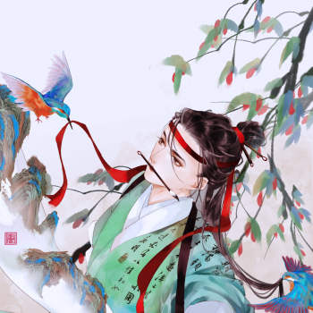 江南百景图沈周古风插画绘画作品