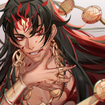 阿修罗  我的复婚超人_绘画阴阳师平涂修帝阿修罗绘画作品