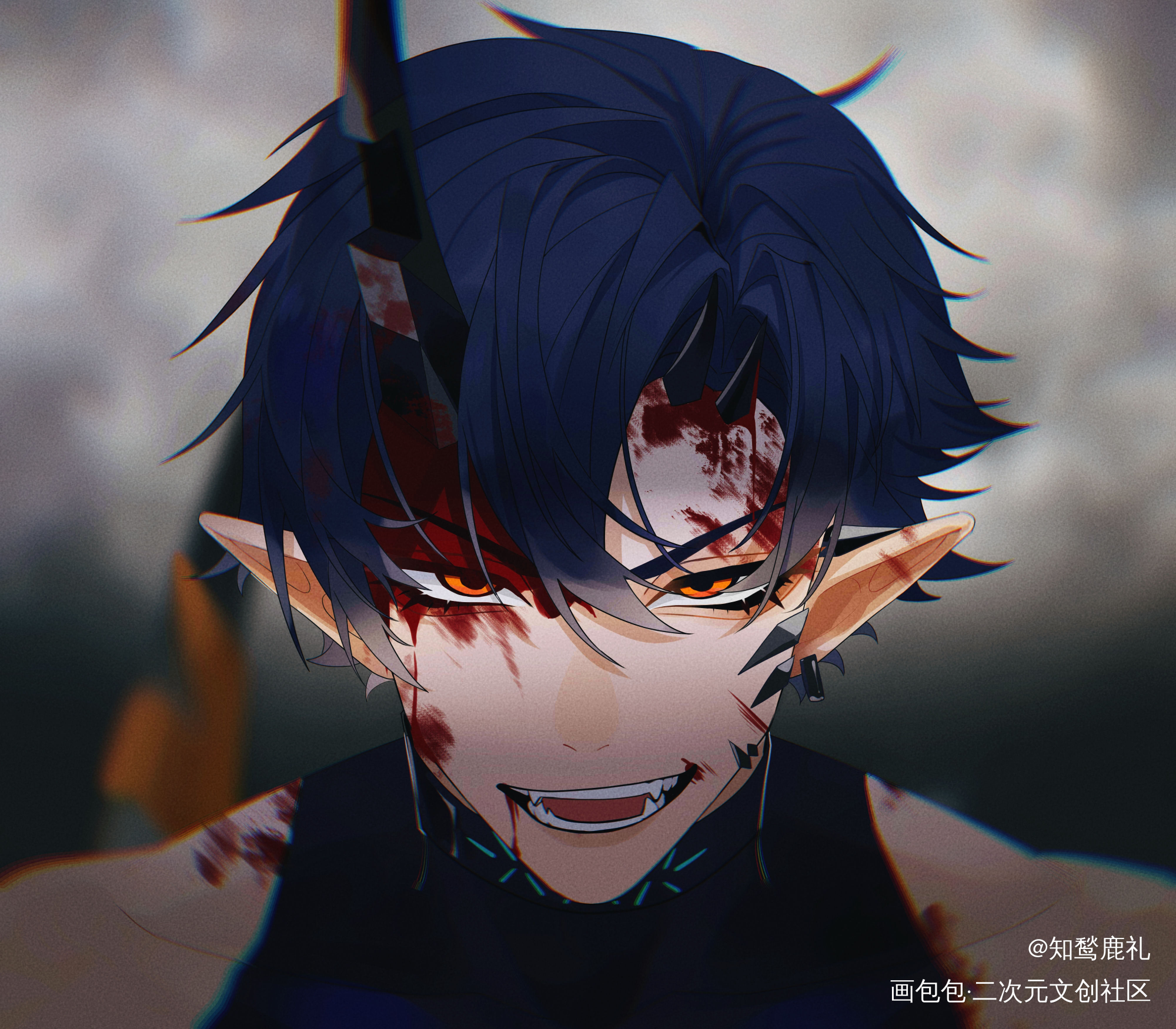 _明日方舟炎客绘画作品