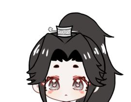 呜～一只可爱的猫宁_绘画作品