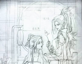 将进酒临摹_绘画作品