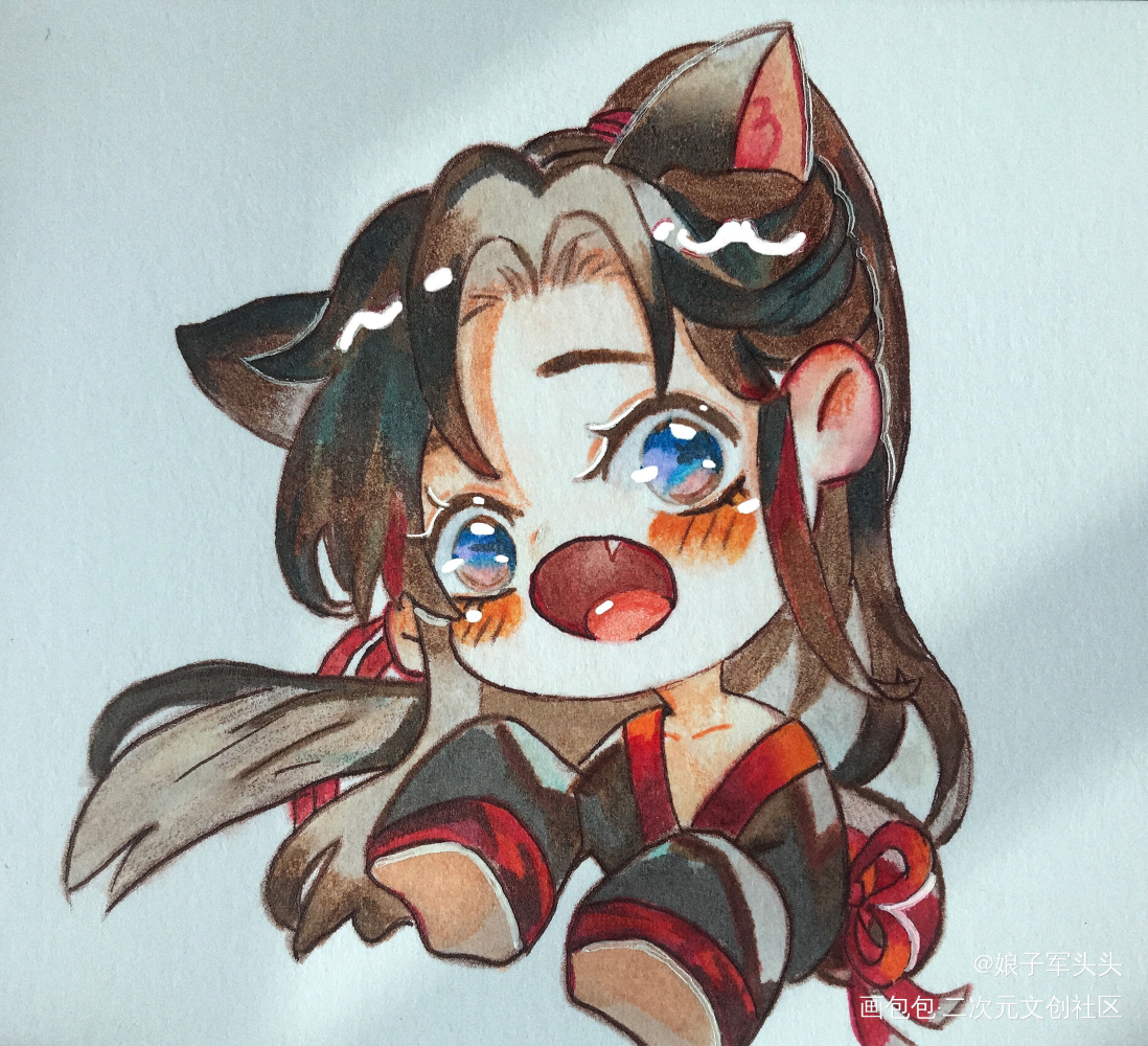 _魔道祖师忘羡魏无羡手绘绘画作品