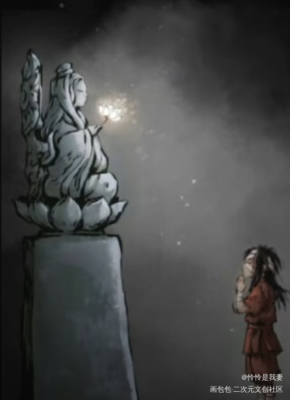 天官赐福_花怜绘画作品