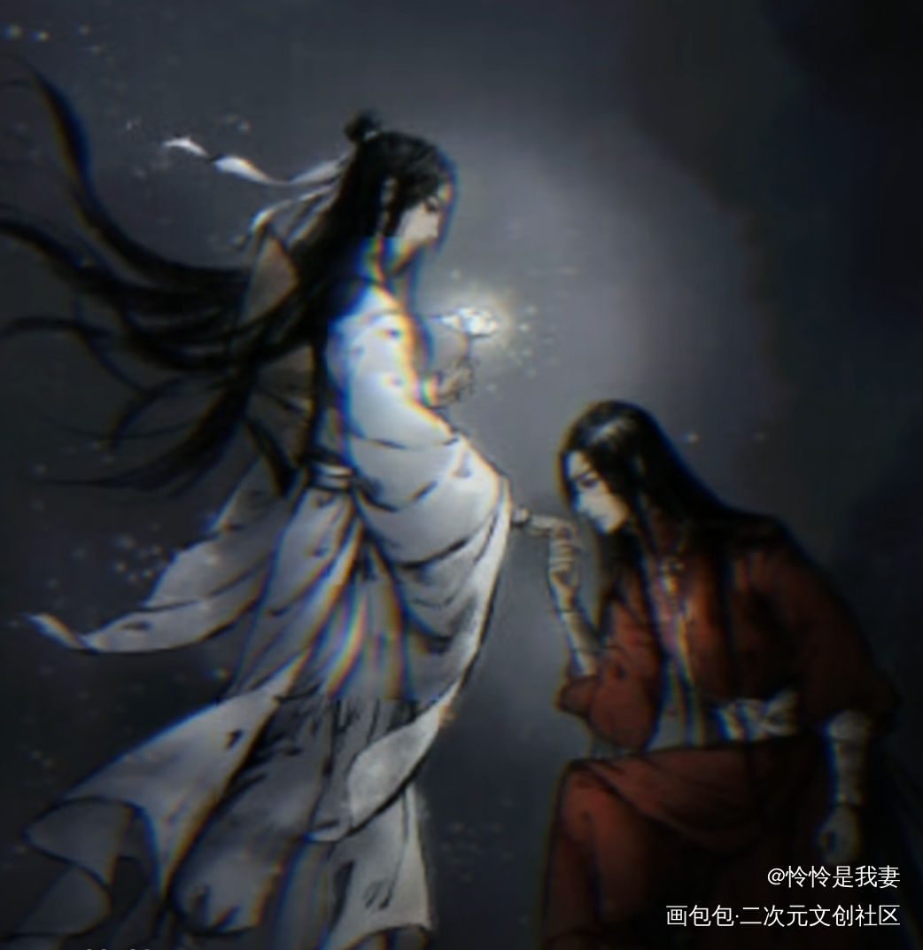 天官赐福_花怜绘画作品