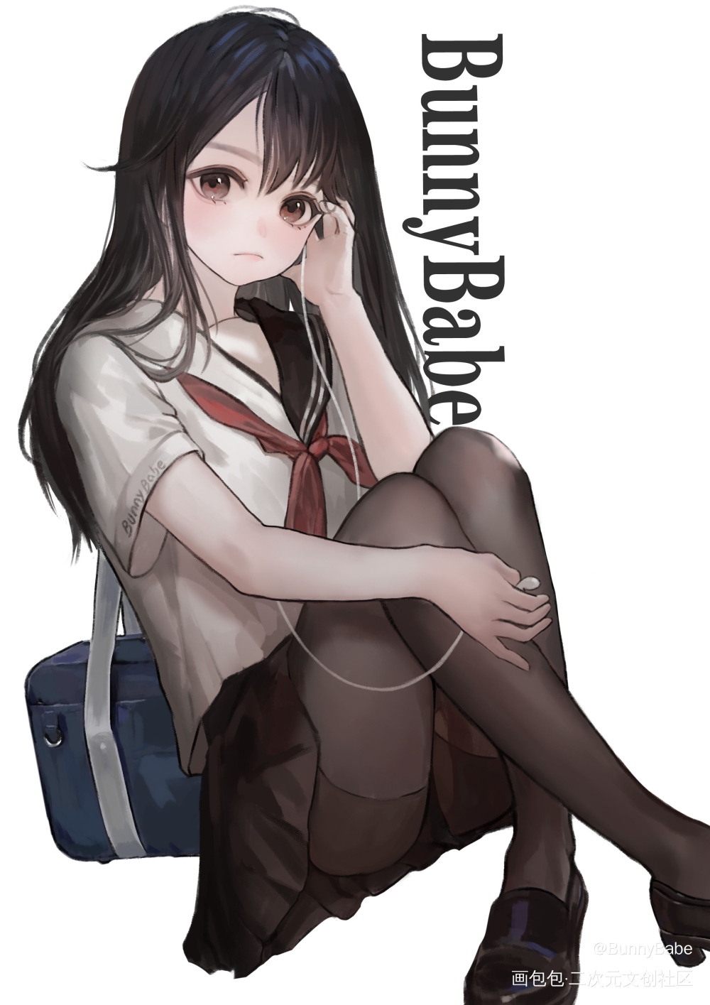 人可真难画_厚涂日系绘画作品