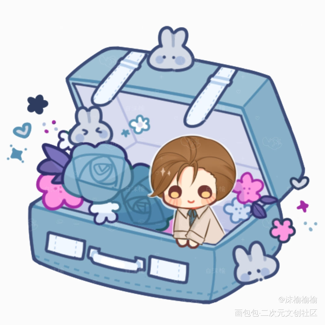 一只橘猫_老婆孩子热炕头188男团周谨行绘画作品